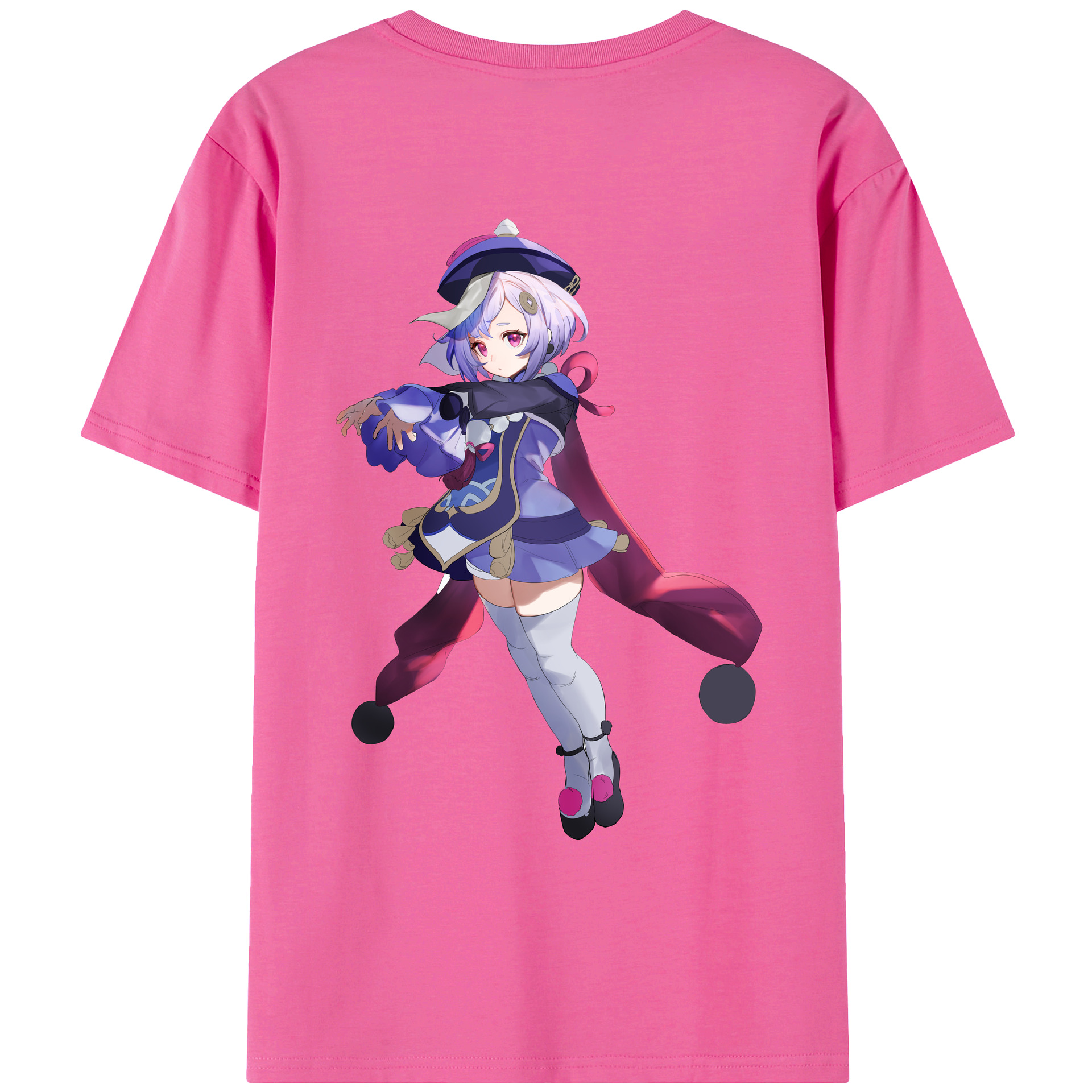 げんし神 七七 なな  genshin Nana レディース半袖Tシャツ(バックプリント)